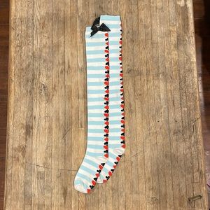 NWOT Alice in Wonderland socks - over the knee